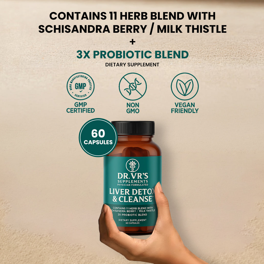Dr. VR's Supplements Liver Detox & Cleanse bottle