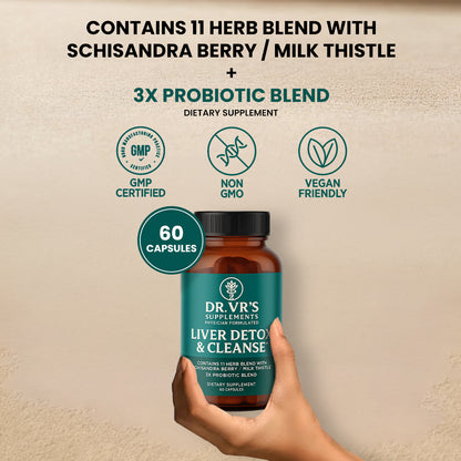 Dr. VR's Supplements Liver Detox & Cleanse bottle